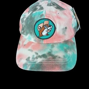Tie-Dye Cap with Embroidered Patch